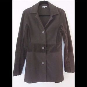 James Perse A-Line Brown jacket, size 3